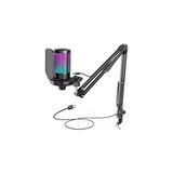 Fifine Ampligame A6T Rgb USB Yayıncı Mikrofonu - Outlet - Siyah