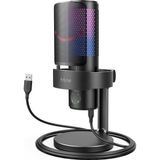 Fifine Ampligame A9 RGB USB Mikrofon Yayıncı ve Oyunculara Özel Bilgisayar Mikrofonu