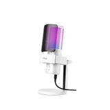 Fifine Ampligame A9 Usb Rgb Oyuncu Bilgisayar Mikrofonu - Beyaz