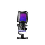 Fifine Ampligame Am6 Usb Rgb Oyuncu Yayıncı Bilgisayar Mikrofonu - Siyah
