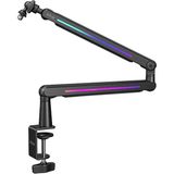 Fifine BM88PRO Rgb Low Profile Masaüstü Mikrofon Standı - Siyah - Standart