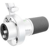 Fifine K688 USB - Xlr Dinamik Yayıncı Youtuber Bilgisayar Oyuncu Stüdyo Mikrofonu - Beyaz