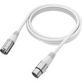 Fifine L9 Profesyonel Xlr Mikrofon Kablosu (3 Metre) - Beyaz