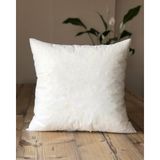 Fifty Home 1 Adet Kırlent Iç Yastık - 8 Farklı Ebat - Dolgusu 100% Kırpık Sünger - 43 x 43 cm - Beyaz