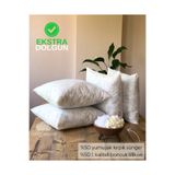 Fifty Home 4 Adet Kırlent Iç Yastık - Kırlent Içi-kırlent Iç Dolgu -50% Boncuk Silikon/50% Kırpık Sünger