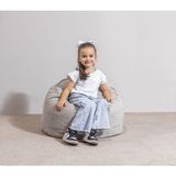 Fifty Home Çocuk Koltuğu - Yumuşak Puf - Çocuk Odası Için Koltuk - 4 Renk - Yerli Üretim Tr - Gri