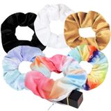 Fifwumang Gizli Fermuarlı Kadife Cepli Saç Bandı - 6 Paket Vsco Kızlar Kadınlar için Saç Tokası Saç Aksesuarları (6 PAKET B)