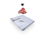 FİGANLAR 1. Kalite Kalın Kokusuz Sağlam Güçlü 45x75cm Poşet Et Taşıma Poşeti 1 Kg 10 Adet