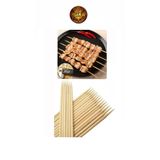 figanlar ambalaj 1. kalite X 1 Paket Çöp Şiş Kalın Bambu 25 Cm 2,5mm Tahta Şiş Çubuk Uzun 100 Adettir