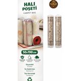 figanlar ambalaj 10 Adet 50cm190cm uzun Halı poşeti - Halı Kılıfı - bağlamalı - Halı Ambalajı şeffaf naylon torba