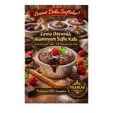 figanlar ambalaj 100 adet Alüminyum Sufle Kabı Krem Karamel Kabı Fırına Dayanıklı Tatlı Kabı sunum kabı