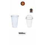 figanlar ambalaj 1000cc En Büyük Boy Plastik Pet Limonata/Soğuk Kahve/Milkshake Bardağı 10 Adet Bombe Kapaklı