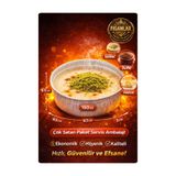 figanlar ambalaj 50 adet 150 cc Alüminyum Süp Kase | Sufle Kabı | Sütlaç Tatlı Kabı kullan at alüminyum kase