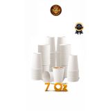figanlar ambalaj 7 Oz kalın Karton Bardak Beyaz 10 Adet ( 4GR )