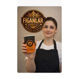 figanlar ambalaj 7 Oz Karton Bardak 100 Adet kalın