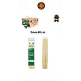 figanlar ambalaj BÜYÜK BOY 5 mm (40 Cm ) - 50 Adet Bambu uzun ve Kalın Ahşap Çöp Şiş Çubuğu kullan at