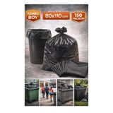 figanlar ambalaj Jumbo Boy Dökme Çöp Poşeti 80x110 cm 150 Micron Ekstra Sağlam Sanayi Tipi Çöp Torbası 20 Kg