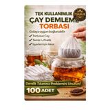 figanlar ambalaj YENİ NESİL Tek Kullanımlık Çay Demleme Filtresi 100 Adet – Gıdaya Uygun bağlanabilir