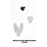 FİGANLAR kalın plastik Bardak 2.5 Oz Zemzem Bardağı 100 Adet kullan at