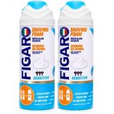 Figaro Tıraş Köpüğü Hassas cilt 400 ml (2 paketi)