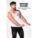 Figiza Erkek Sıkılaştırıcı Atlet Korse Bel Göğüs Göbek Jinekomasti Için Toparlayıcı Dik Duruş Korsesi - 2XL - Beyaz