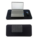 FIGIZA Keçe Masa Üstü Mouse Pad ve Bilgisayar Düzenleyici 70x32 cm – Antibakteriyel Mat, Doğal Keçe Mat, Masa Koruyucu Altlık, Ofis ve Ev için Minimalist Tasarım (siyah)