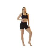 figiza Lazer Kesim Dikişsiz Boxer Korse İz Yapmaz Göbek Bel Basen Toparlayıcı Kadın Şort Boxer Korse (Siyah, S)