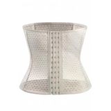figiza ShapePro Latex Korse Balenli Hava Alan Doğum Sonrası Sıkılaştırıcı ve Toparlayıcı Agraflı Korse (Bej, S)