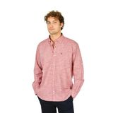 FIGS Slim Fit Çizgili Uzun Kollu Pamuk Gömlek, S, 8054920250015, Kırmızı, Erkek