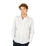 FIGS Slim Fit Uzun Kollu Pamuklu Parlak Kumaş Gömlek, S, 8054920250013, Beyaz, Erkek