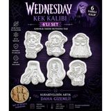 Figür Bende Wednesday Kek Kalıbı 6’lı Set – 3D Baskı Pla Özel Tasarım