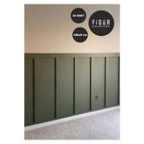 Figür Reklam Ajansı İskandinav Duvar Çıtası 100cm x 8 cm (10 ADET) Çocuk Odası Duvar Dekorasyonu , Duvar Çıtası