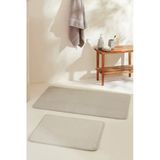 Figure Embos 2'Li Banyo Paspası Gri