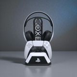 FIGURİFY Ps5 Kulaklık ve Kontrolcü Standı – Dualsense Gamepad & Headset Tutucu Oyun Aksesuarı - Beyaz - Siyah