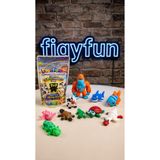 Figyfun 10 adet hareketli Mini Hayvan Figür Seti – Renkli Dekoratif Oyuncak