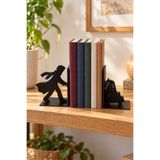 Figyfun Harry Potter Dekoratif Silüet Kitap Tutucu – 2’li Set Siyah Masa Üstü Kitaplık