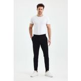FİHA /-ERKEK DÜZ PAÇA JOGGER PANTOLON - SİYAH 9535