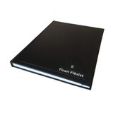 Fihrist Ticari 8li 16x23 Siyah Cilt Bezli 1 Adet Artlantis Ticari Firhist Siyah 16*23