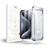 fiigo iPhone 14 Pro Uyumlu [2'li Paket] Ekran Koruyucu Kolay Kurulum