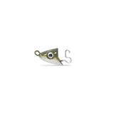 Fiiish BE110 BE1268 2 Tetes Plombees Shallow 4 gr Kaki Jighead Silikon Yem