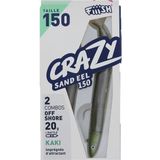 Fiiish Crazy Sandeel CSE150 CSE802 Double Combo Off Shore 20 gr - Kaki - Renkli 289