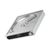 FiiO Gerçek 24Bit R2R DAC, 1150mW+1150mW Yüksek Güç Çıkışı ile DM15 Taşınabilir Stereo CD Çalar, aptX Uyarlanabilir Bluetooth Verici, 24 Ses Ön Ayarları, USB/CD HiFi Ses, HD Ekran (Gümüş)
