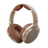 FiiO JT7 Kulak Üstü Düzlemsel Manyetik Kulaklık, 95x86 mm Düzlemsel Sürücü, 3µm Ultra İnce Diyafram, Katlanabilir Hafif Tasarım, Ayrılabilir 4,4 mm/3,5 mm Kablo Audiophiles için (Şampanya Altın)