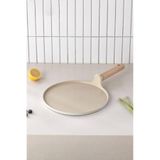 Fika Alüminyum Döküm Krep Tava 26 Cm Bej