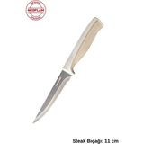 FİKA TIRTIKLI STEAK BIÇAĞI,11 CM BEJ