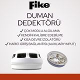 Fike Sita Optik Duman Dedektörü | Yüksek Hassasiyetli Yangın Alarmı Sensörü | Taban Dahil Güvenlik