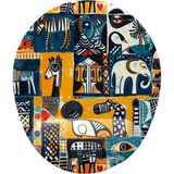 Fikirler Afrika Desenli Bilek Destekli Mouse Pad