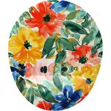 Fikirler Suluboya Çiçek Desenli Bilek Destekli Mouse Pad