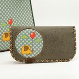 Fil Figürlü Büyük Cüzdan Etnik Bohem Retro Vintage Style - YESİL - 00Kahverengi