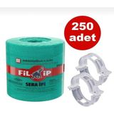 Fil İp Sera Ipi Orjinal Bitki Klipsi Paketi Şeffaf Domates Klipsi (Tüm Bitkiler ile Uyumlu Klips) 250